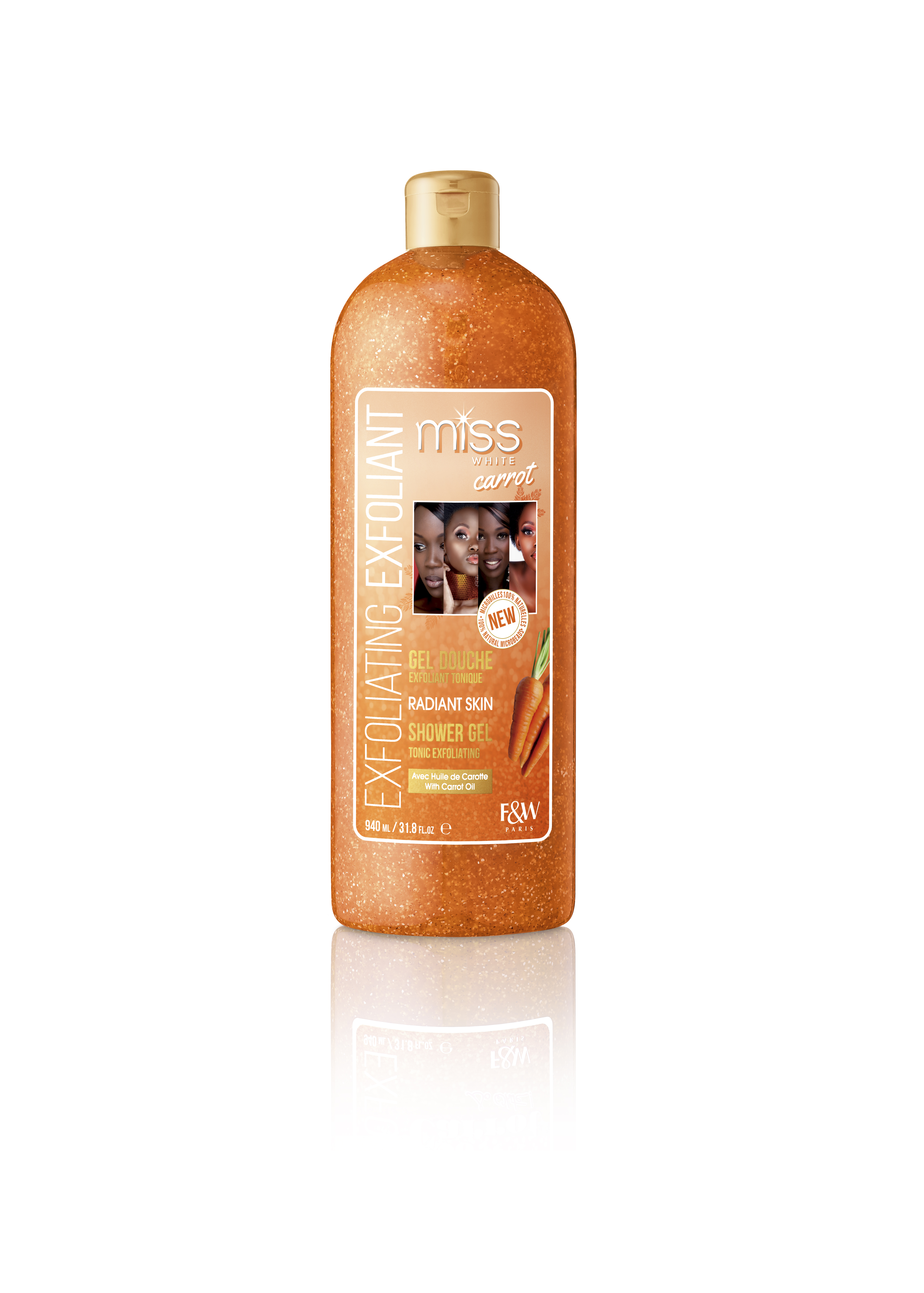 Miss White Carrot Exfoliating Shower Gel