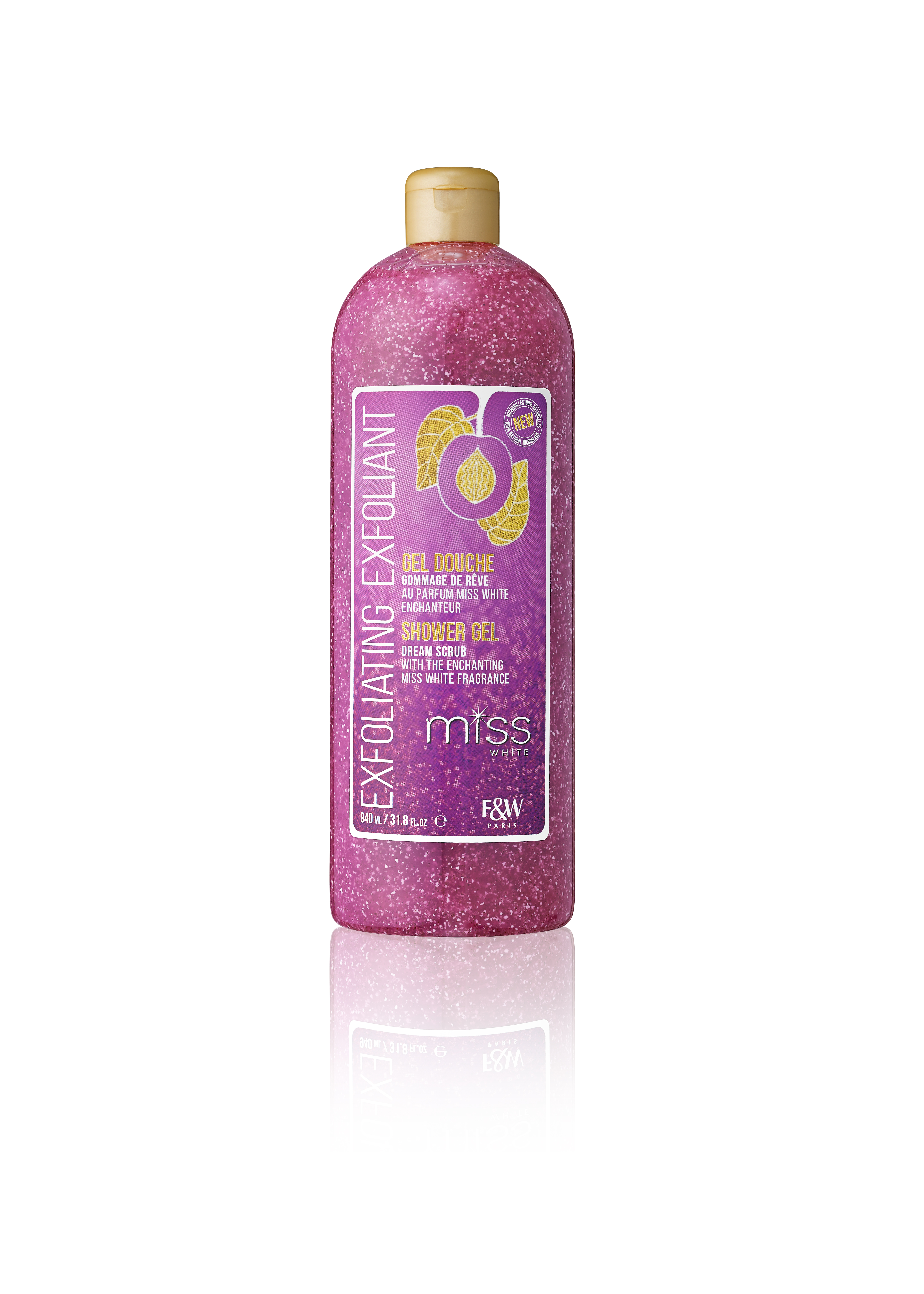 Miss White Exfoliating Shower Gel 940ml